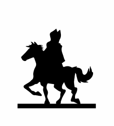 Element Sinterklaas op paard