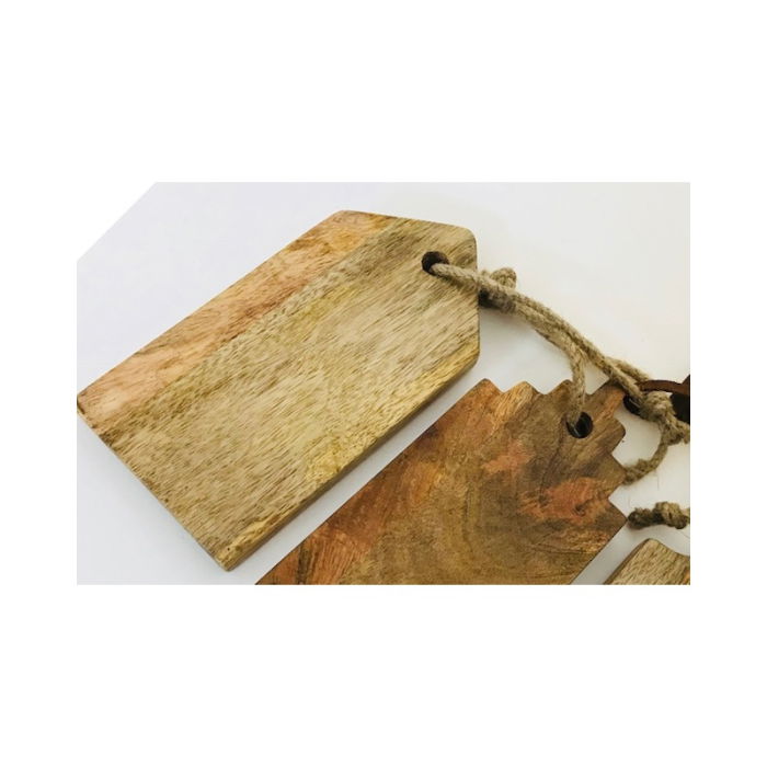 Borrelplank huisjes - set van 3 - Afbeelding 2