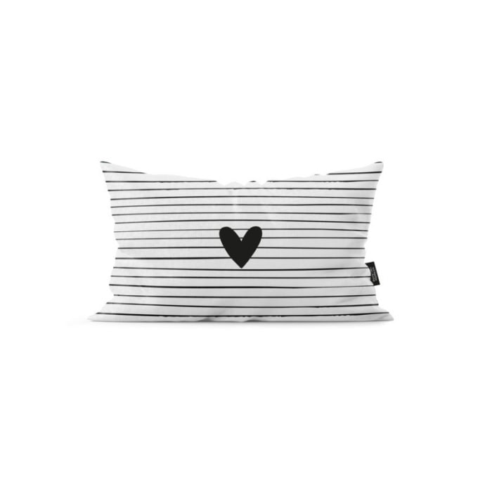 Buitenkussen | 50 x 30 CM | Striped hart