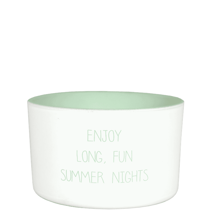 BUITENKAARS - ENJOY LONG FUN SUMMER NIGHTS - GEUR: BELLA CITRONNELLA