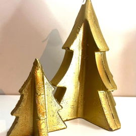 Kerstboomkaarsen goud