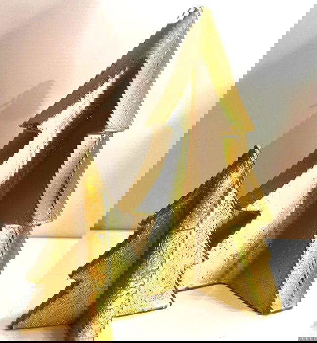 Kerstboomkaarsen goud