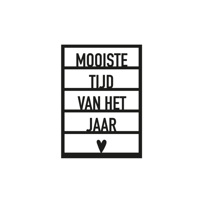 Mooiste tijd van het jaar..