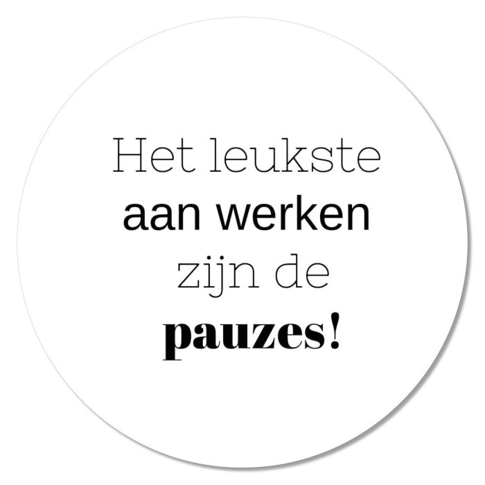 Muismat 'Pauzes'