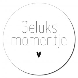 Muurcirkel geluksmomentjes Ø 20 cm