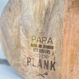 Hapjesplank: Bij papa ligt er altijd iets lekkers op de plank