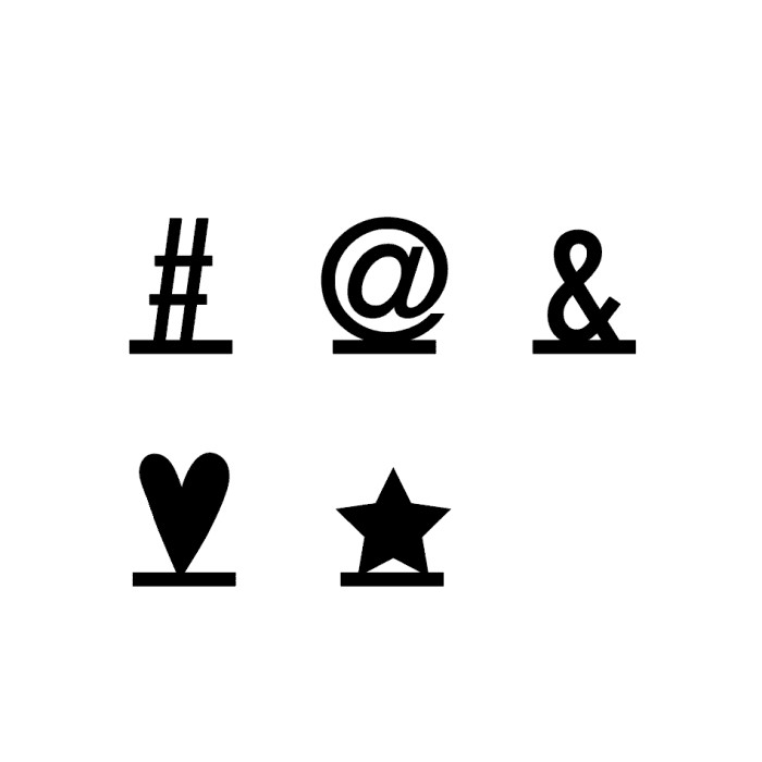 Element symbool "ster"