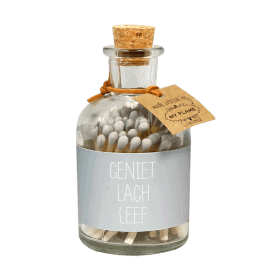 LUCIFERS - LICHT GRIJS - GENIET, LACH, LEEF