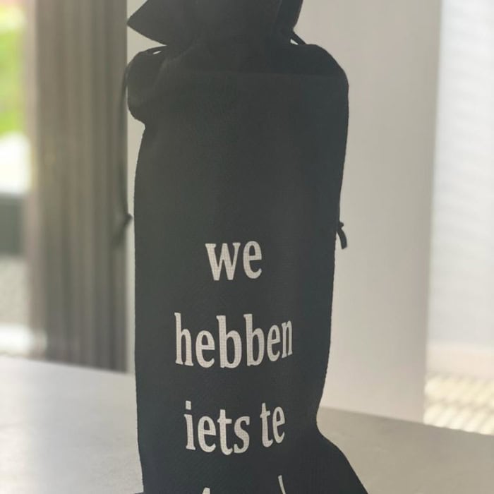 Wijnzak "We hebben iets te 4-en" - Afbeelding 2