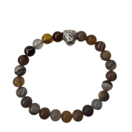 Mannenarmband kralen "Sepp"