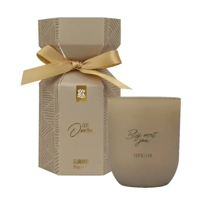 Geurkaars in cadeauverpakking – Oma