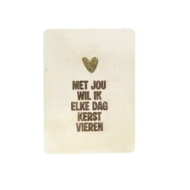 met jou wil ik elke dag kerst vieren