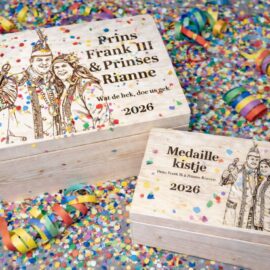 Maatwerk: Houten kist met foto