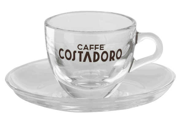 Costadoro - Espressoglas kop & schotel 72cc