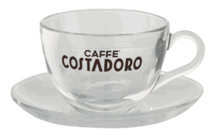 Costadoro - Cappuccinoglas kop & schotel 175cc