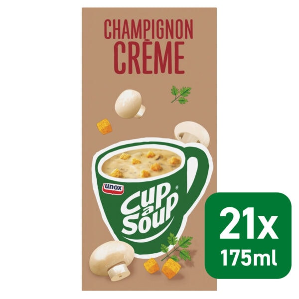 Unox Cup-a-Soup - 21 zakjes - champignon crème