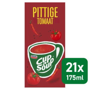 Unox Cup-a-Soup - 21 zakjes - pittige tomaat