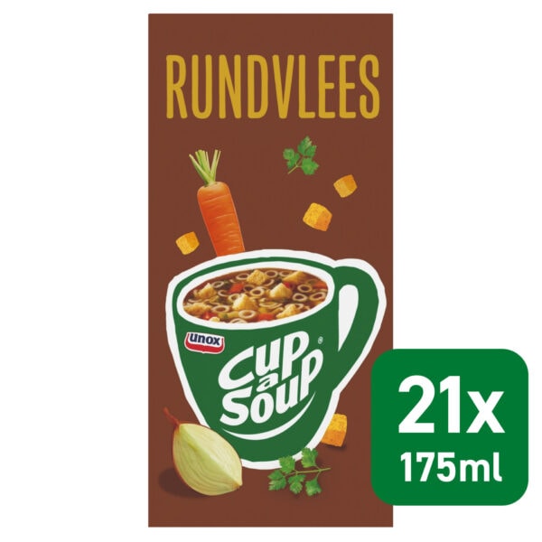 Unox Cup-a-Soup - 21 zakjes - Rundvlees