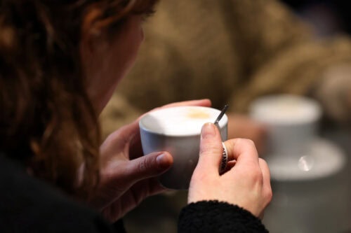 Genieten van goede koffie