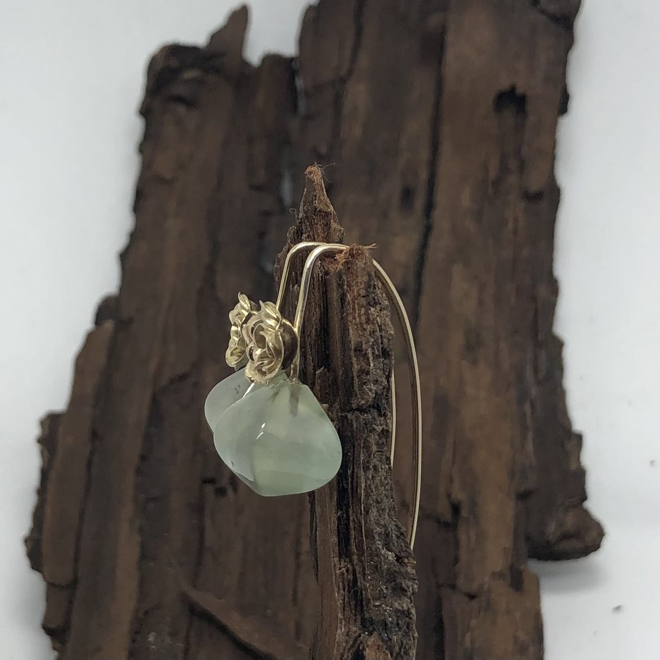 Oorhangers roos en prehniet - Afbeelding 3