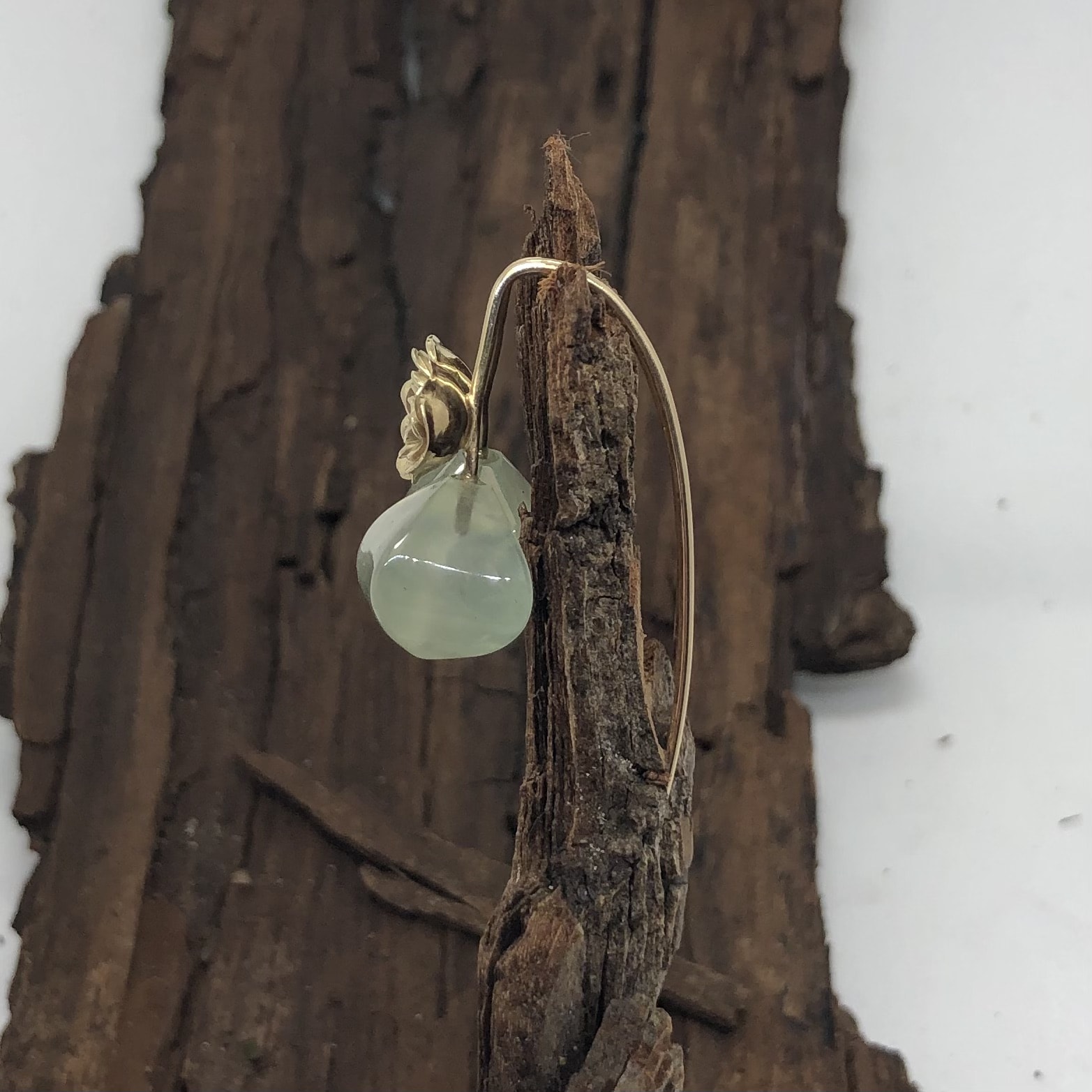 Oorhangers roos en prehniet - Afbeelding 2