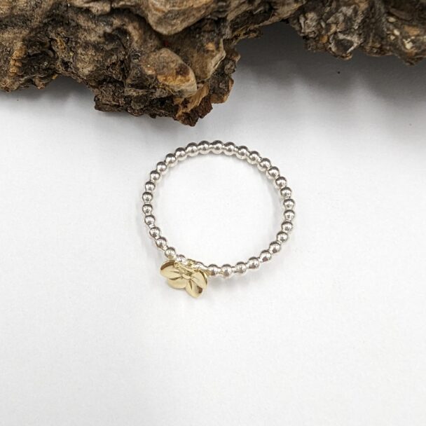 Ring gouden bloem