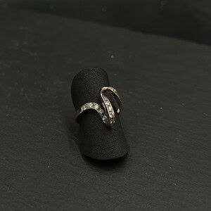 Shining Swan 14k geel gouden ring