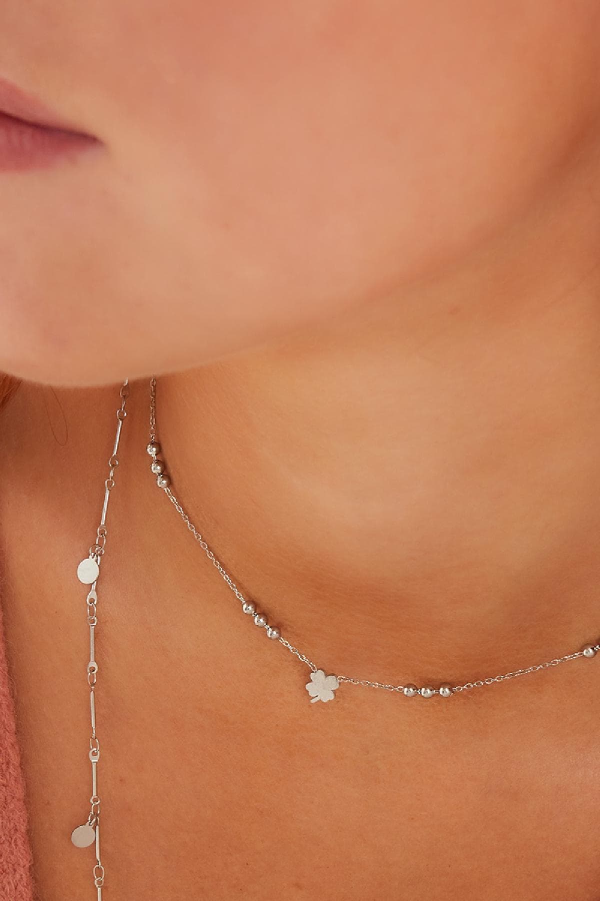 Ketting Klaver Zilver