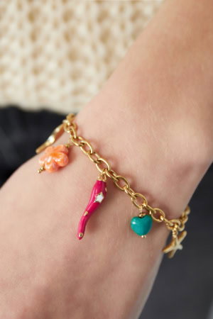 Armband festive Beads om pols