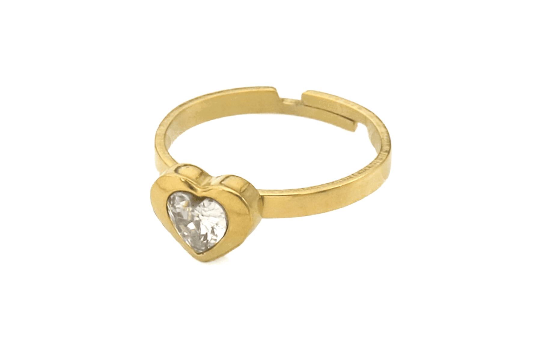 Ring Crystal Heart - Afbeelding 2
