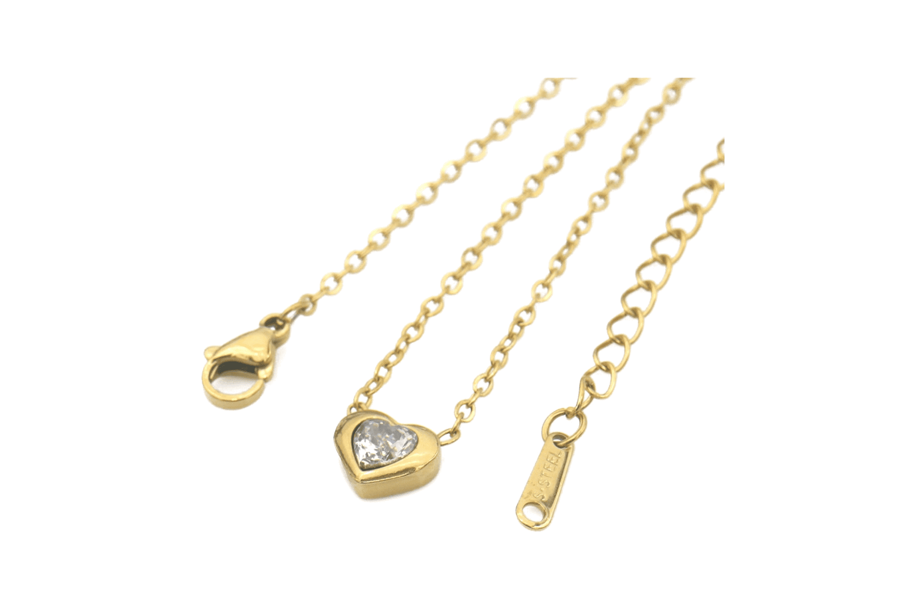 Ketting Crystal Heart