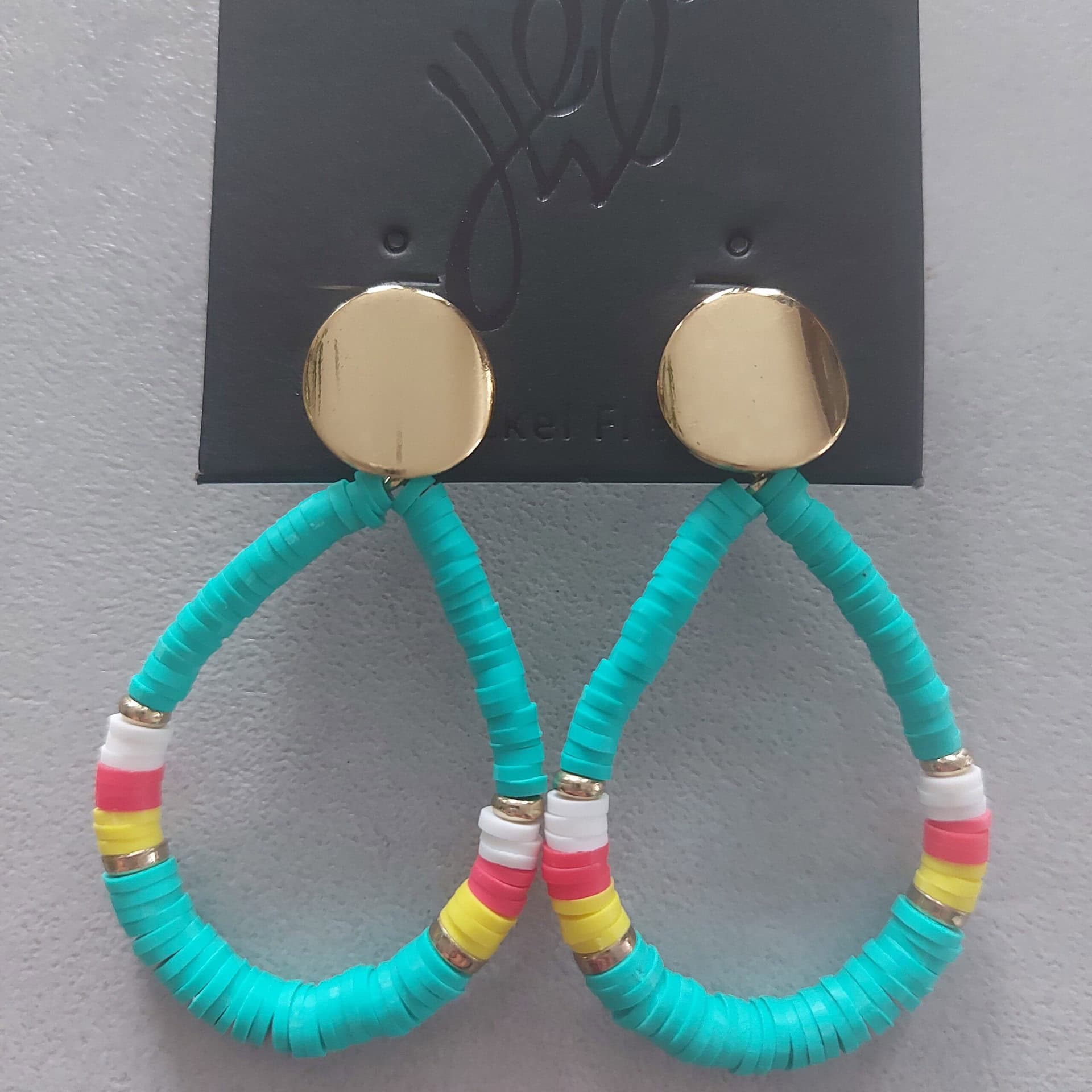 tuquoise earrings spring