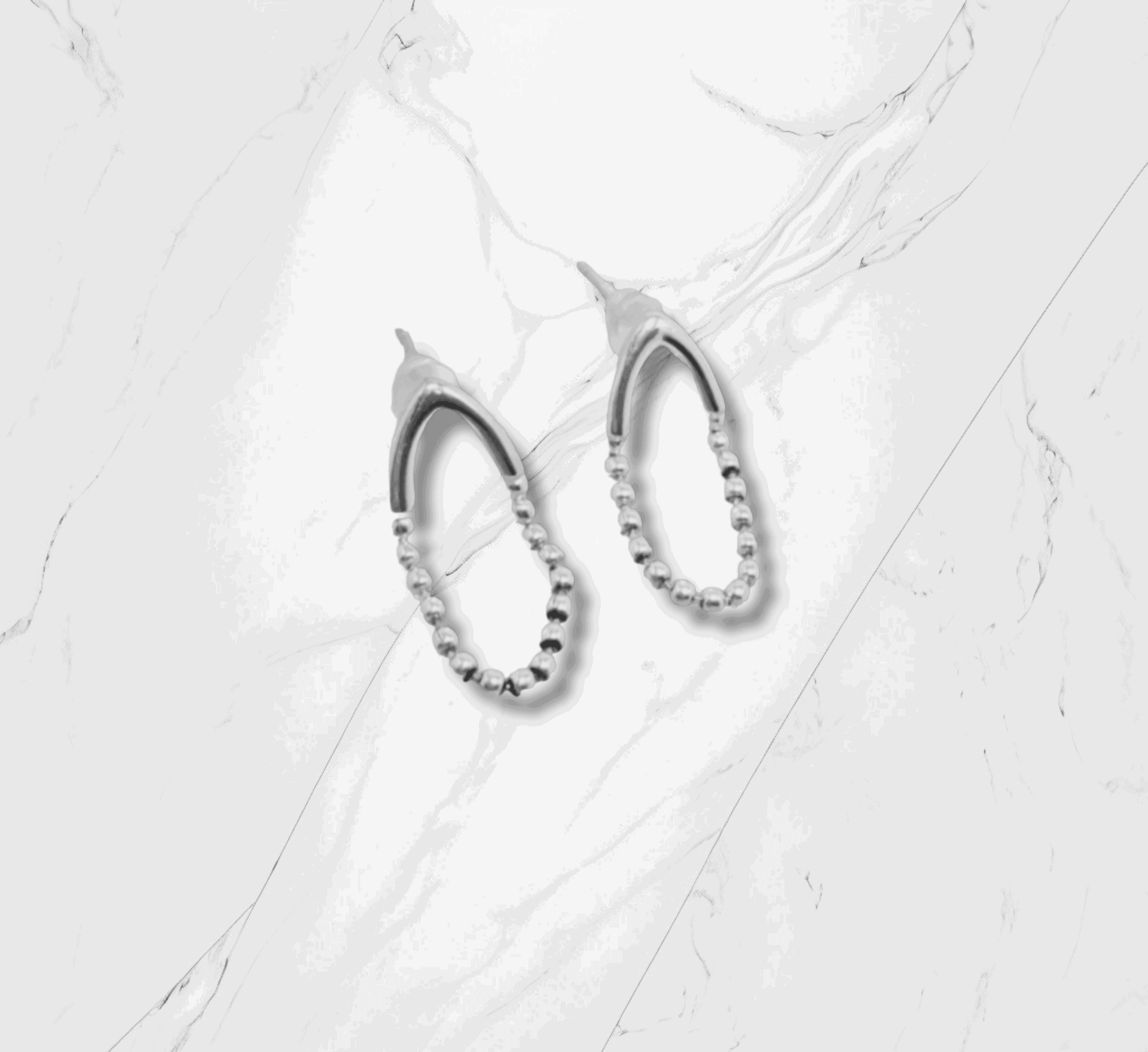 Sterling Silver earrings dots