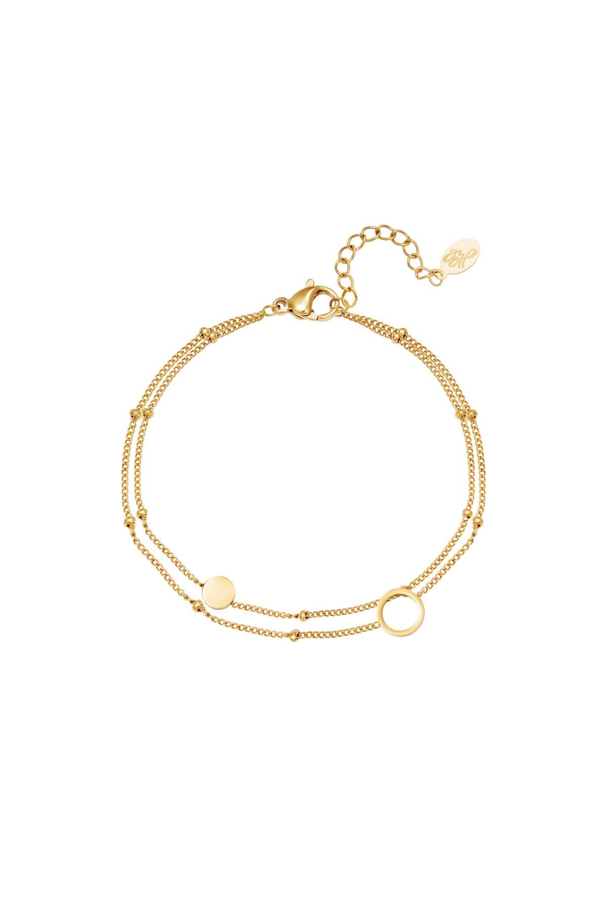 Armband Karma Goud