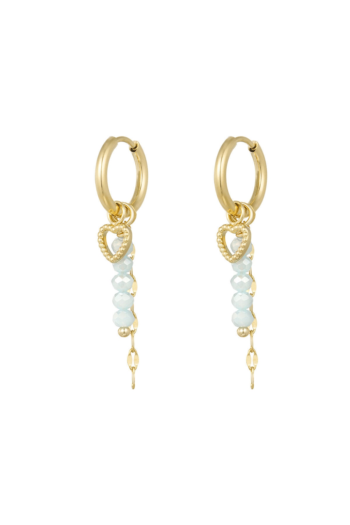 Love on top bedeloorbellen blauw