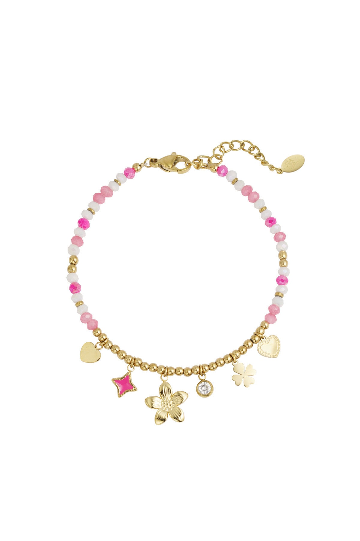 Armband summer lover roze