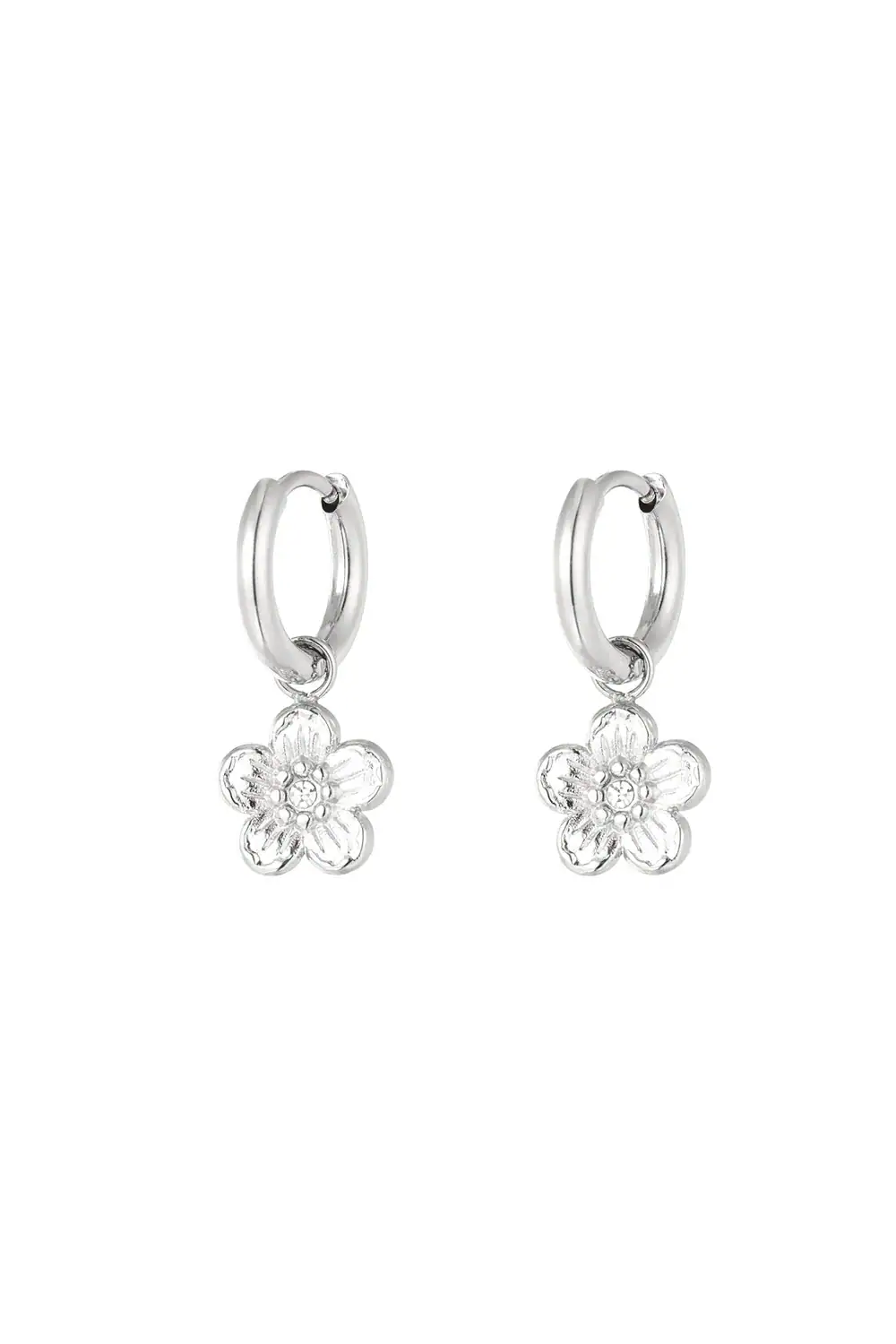 Oorbellen Flower Fiesta Zilver