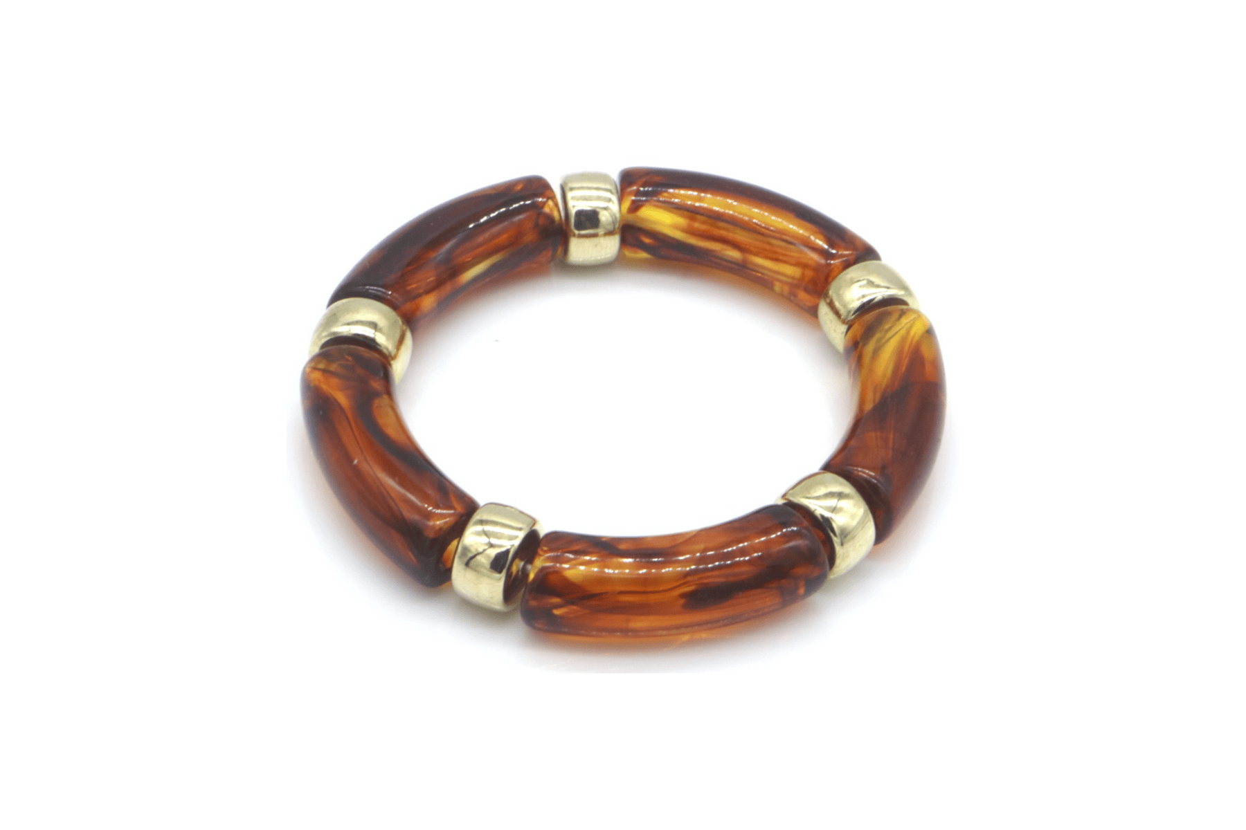 Armband tube bruin