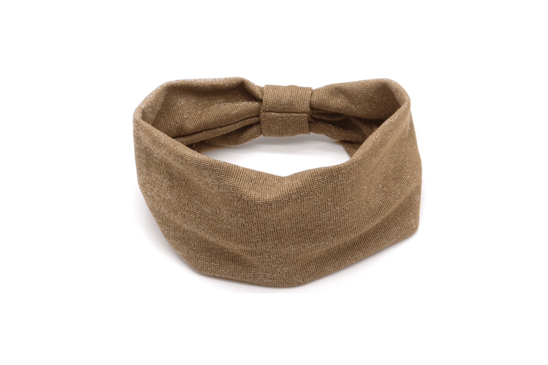 Festive headband sparkle bruin