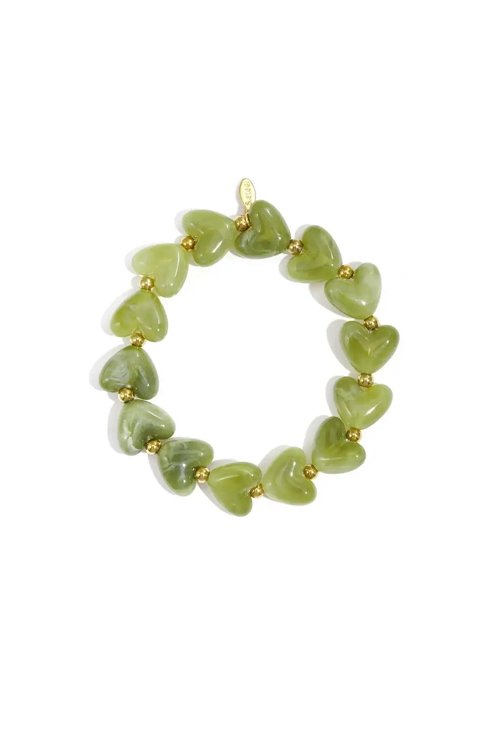 Kralenarmband hartjes - Afbeelding 2