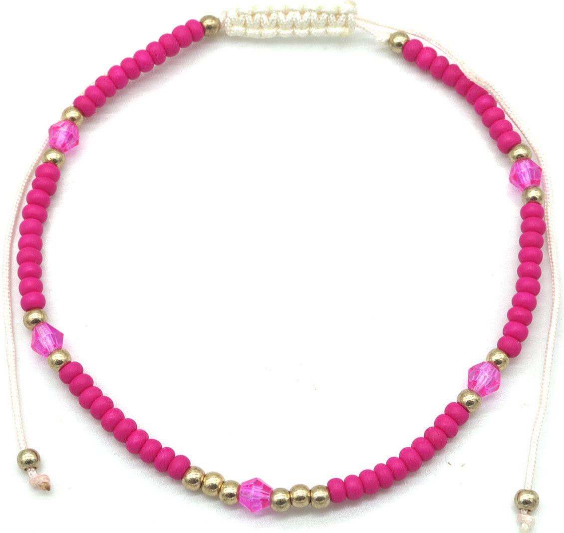 Enkelbandje glaskralen