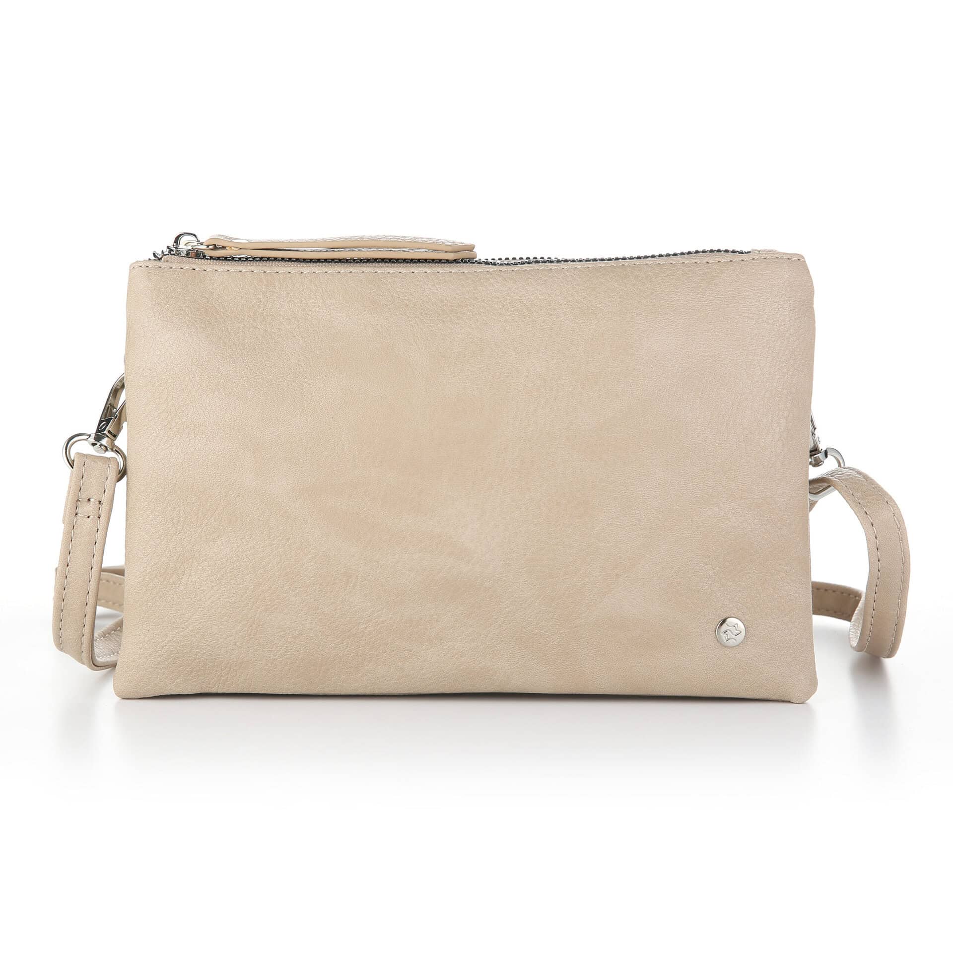 Schoudertas met dubbele rits Michelle Bijou