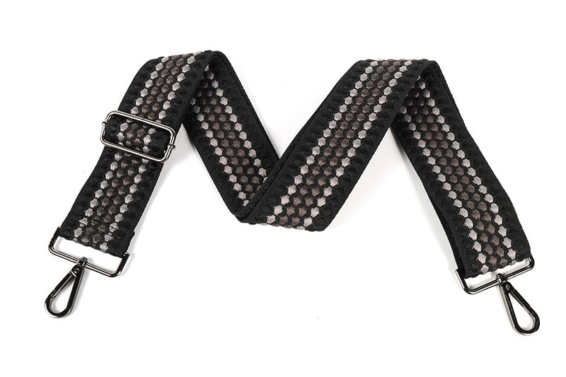 black-grey-dot-schouderband