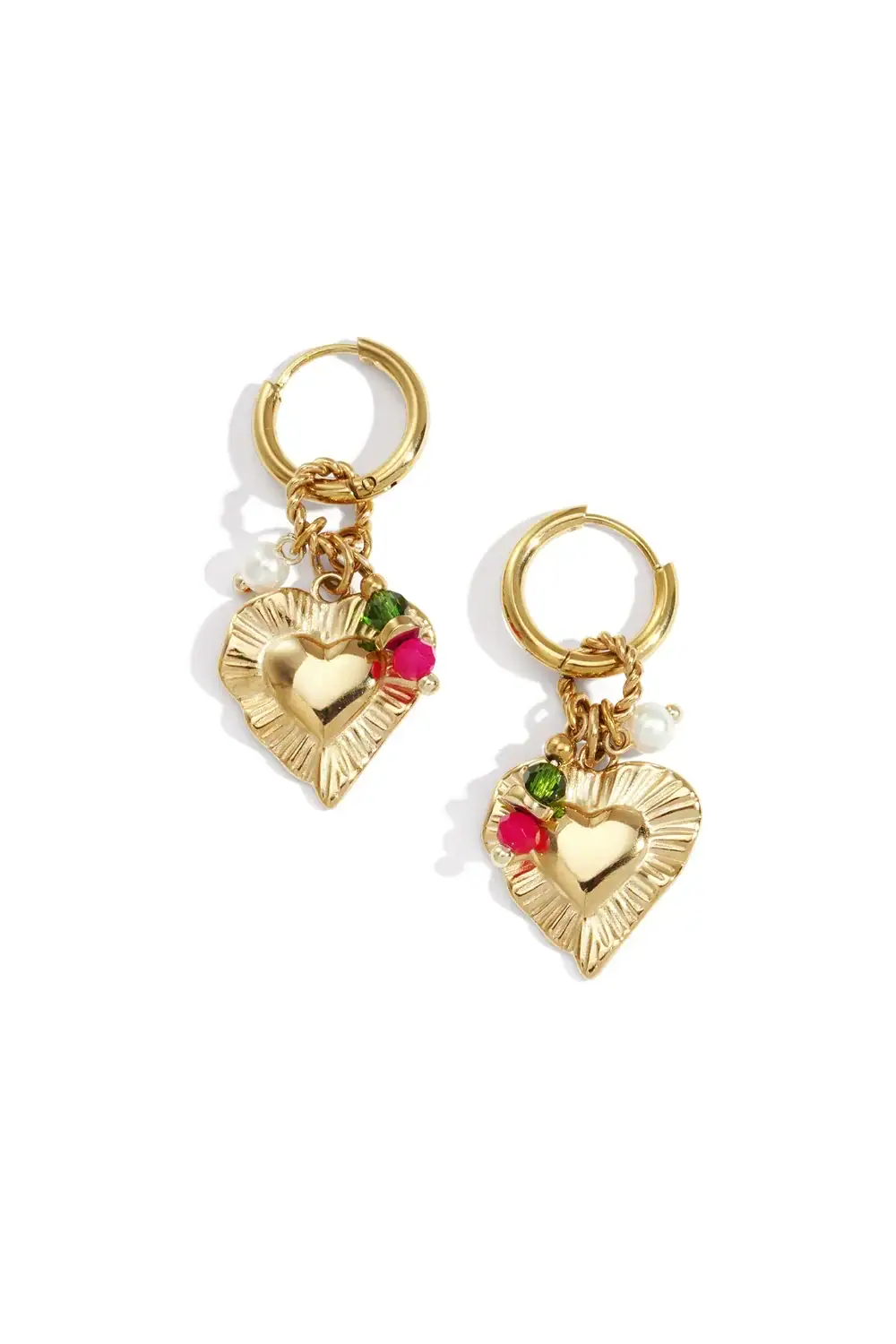 Oorbellen Heart Happy Charm