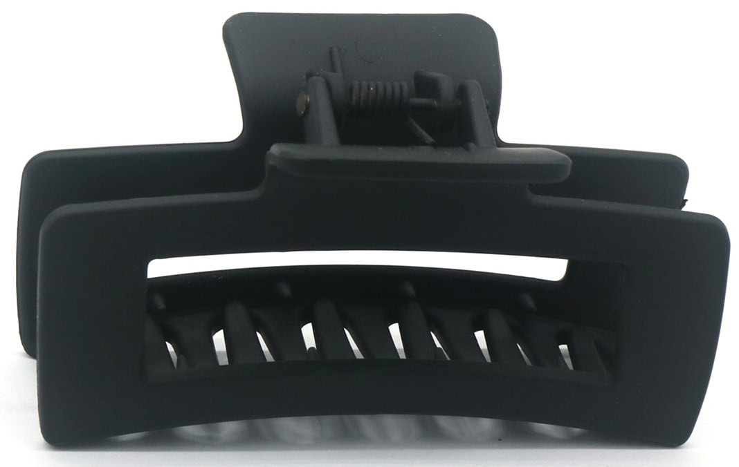 Hair Claw Rectangle Black 8,5 cm