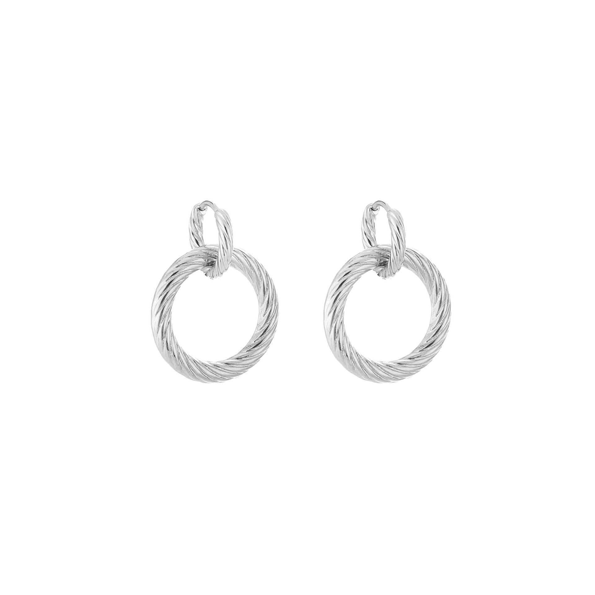 Oorbellen dubbele ring