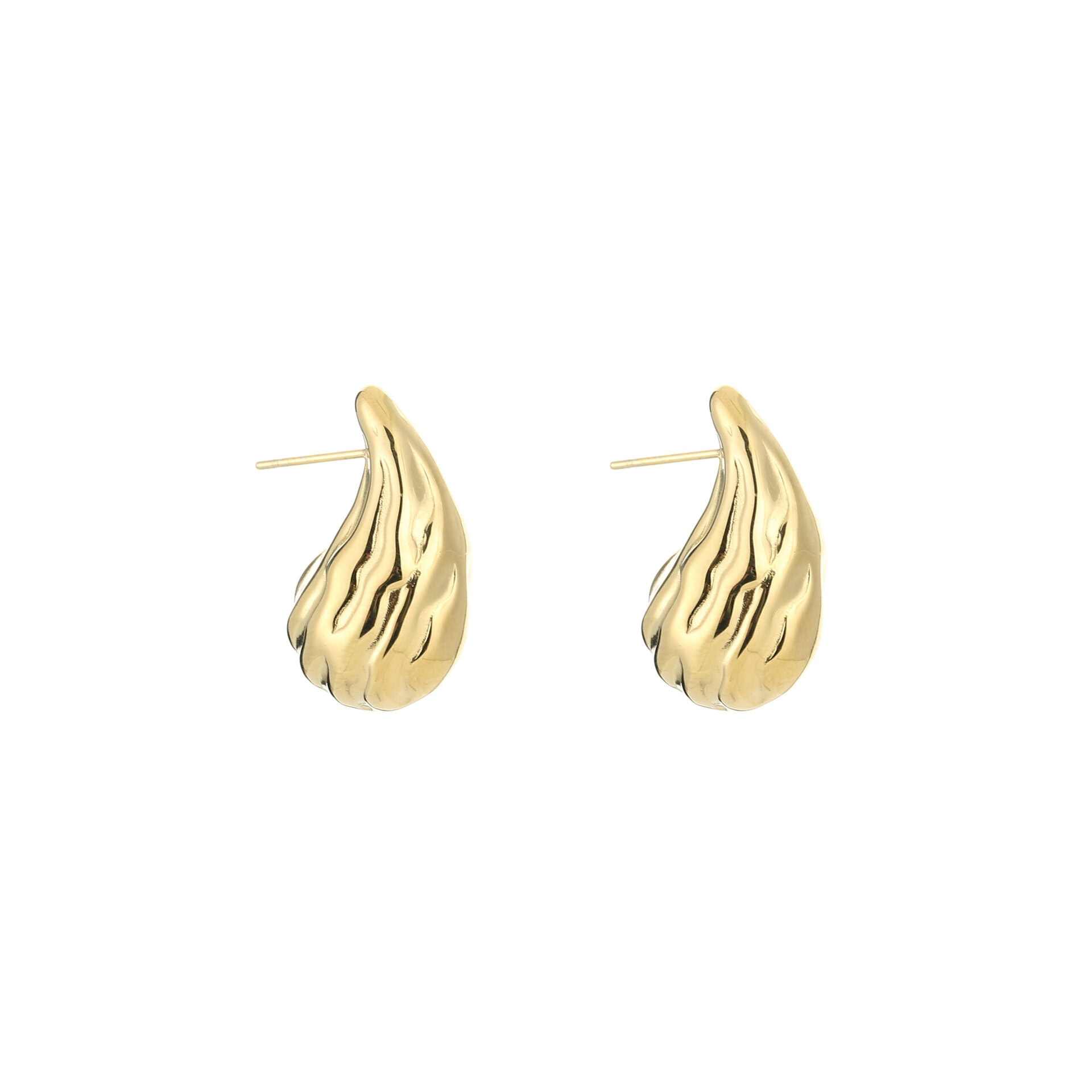 Teardrop earrings bewerkt klein Michelle