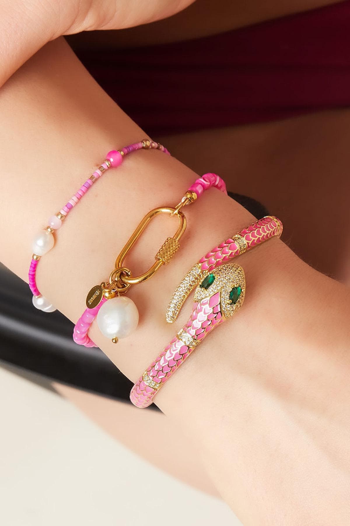 Armband karabijnhaak van Yehwang - Afbeelding 4