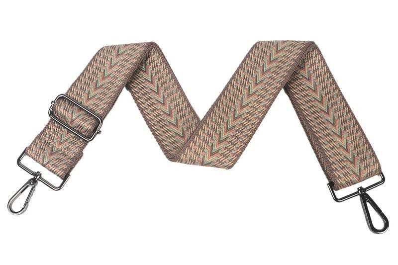 Taupe geweven V belt/telefoonstrap I'm Dutch