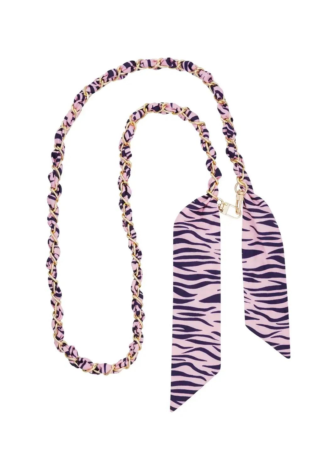 Telefoonkoord Zebra Sjaaltje Lila